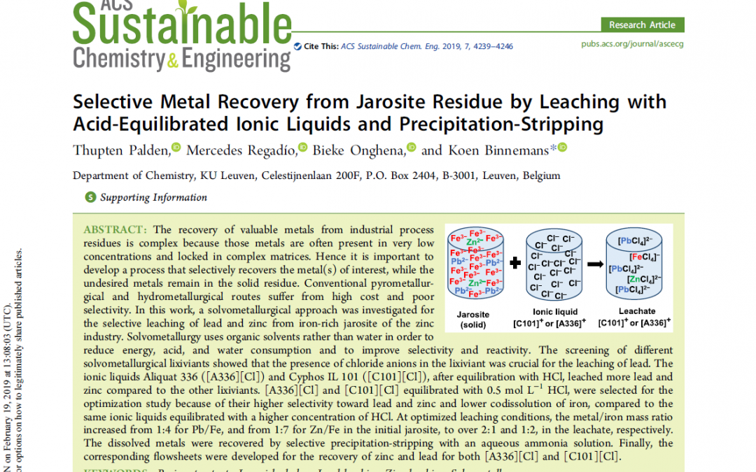 Selective metal recovery from Fe-rich industrial residues